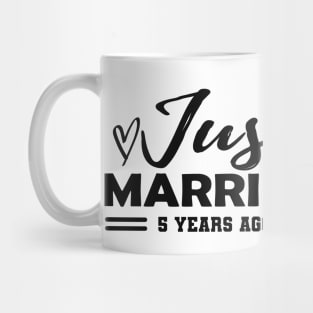 5th Wedding Anniversary - 5 years anniversary Mug